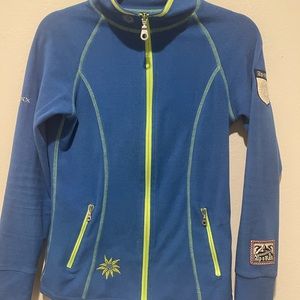Alp n Rock fleece front zip jacket.  Worn only a few times. Beautiful stitching.